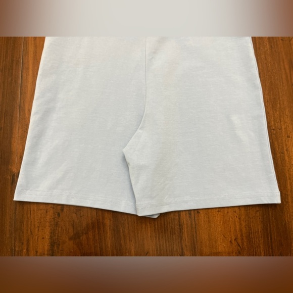 Madewell Biker Unitard Size Large Dusty Blue Activewear Athleisure Beach Summer - Picture 4 of 15